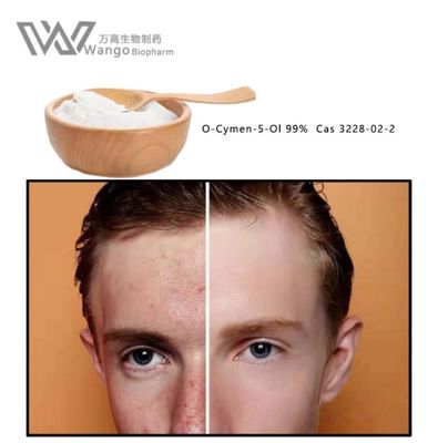 Cas 3228-02-2 O-Cymen-5-Ol 99% fine powder Cosmetic Grade for remove acne