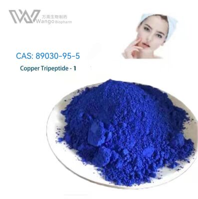 GHK-CU Copper tripeptide -1 Blue Powder Anti-Wrinkle Complex adatto agli adulti Ingrediente per sostenere la fermezza della pelle e ridurre le rughe nella cura della pelle matura